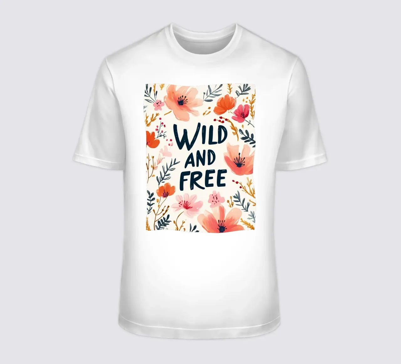 Wild And Free (Version 4) t-shirt da treechild