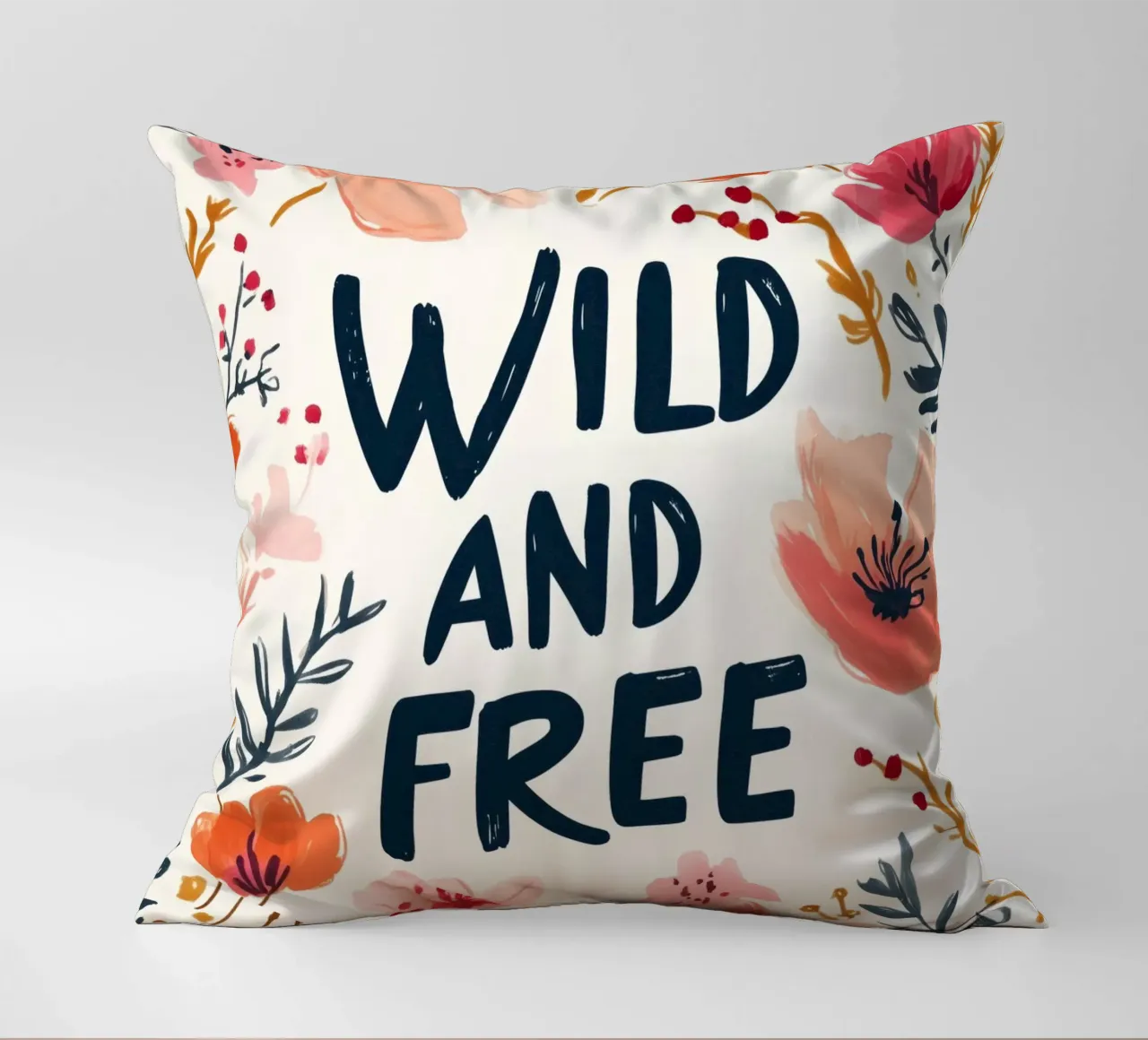 Wild And Free (Version 4) cuscino da treechild