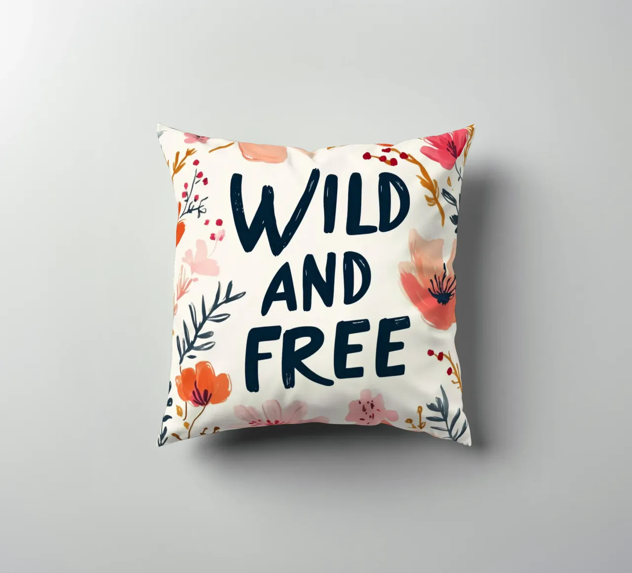 Wild And Free (Version 4) cuscino da treechild