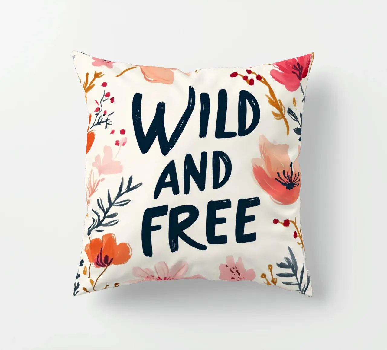 Wild And Free (Version 4) cuscino da treechild