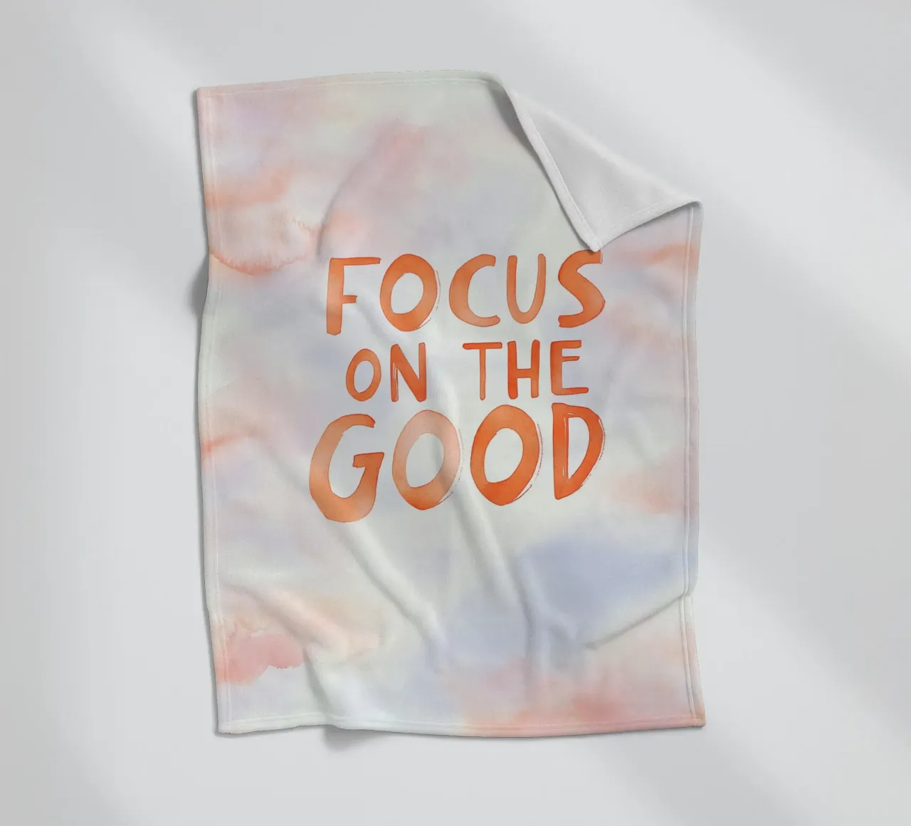 Focus On The Good coperta in pile da treechild