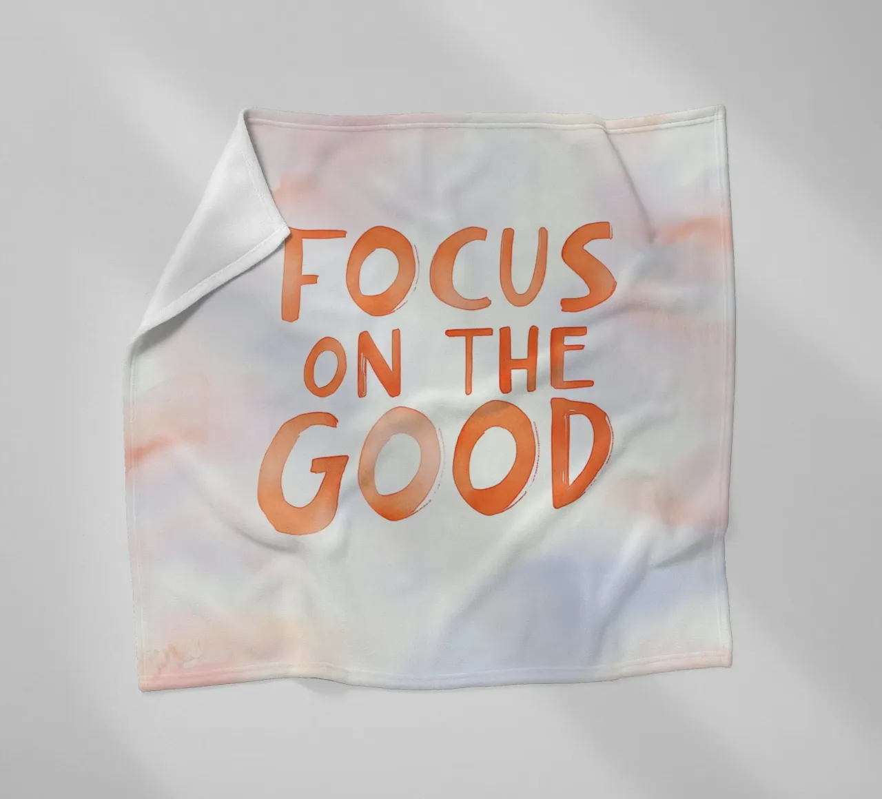 Focus On The Good coperta in pile da treechild