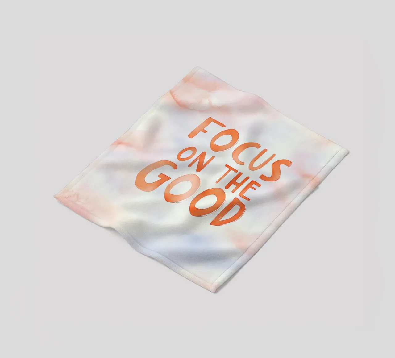 Focus On The Good coperta in pile da treechild