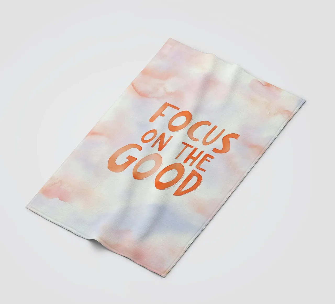 Focus On The Good coperta in pile da treechild