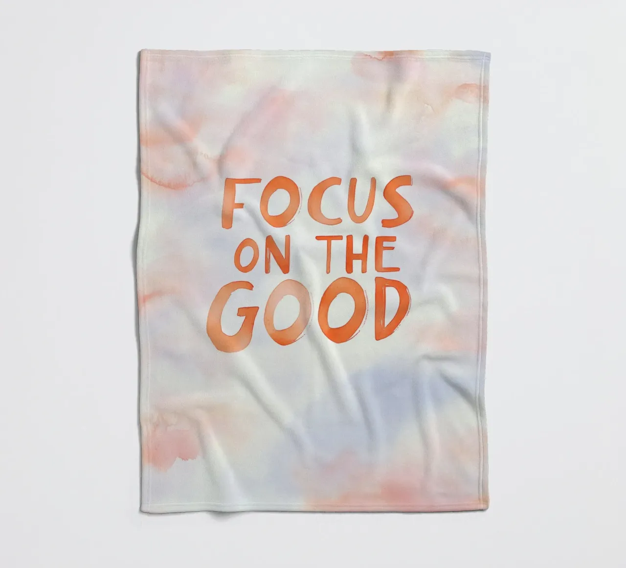 Focus On The Good coperta in pile da treechild