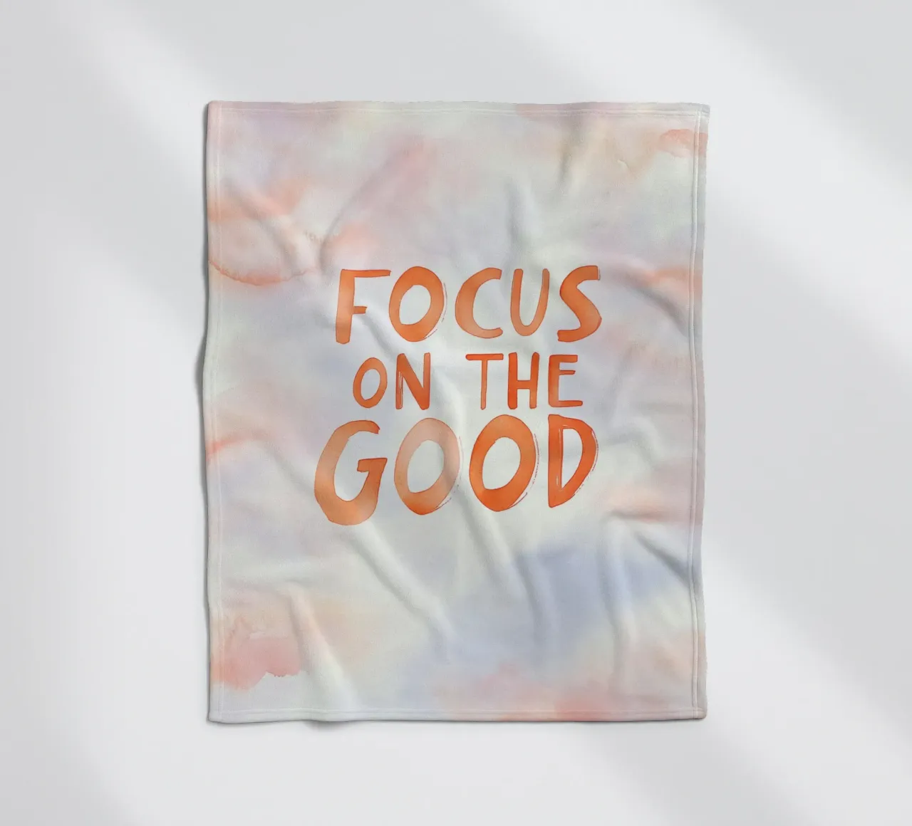 Focus On The Good coperta in pile da treechild