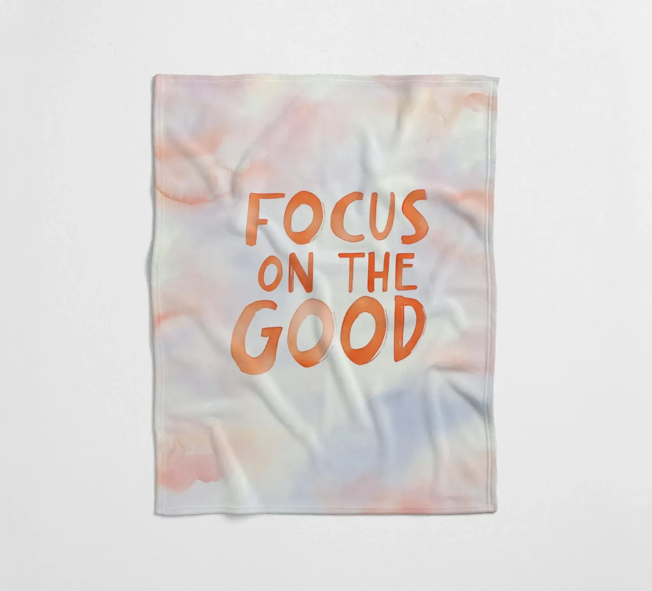 Focus On The Good coperta in pile da treechild
