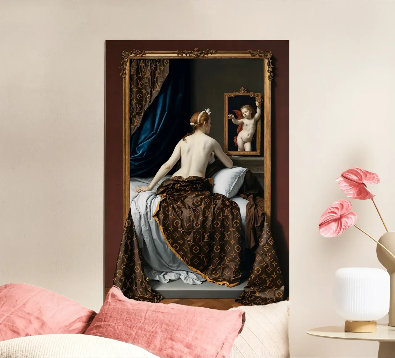 Riflessi di Venere: Lusso senza tempo e goccia limitata carta hahnemühle da Renaissance Rebel