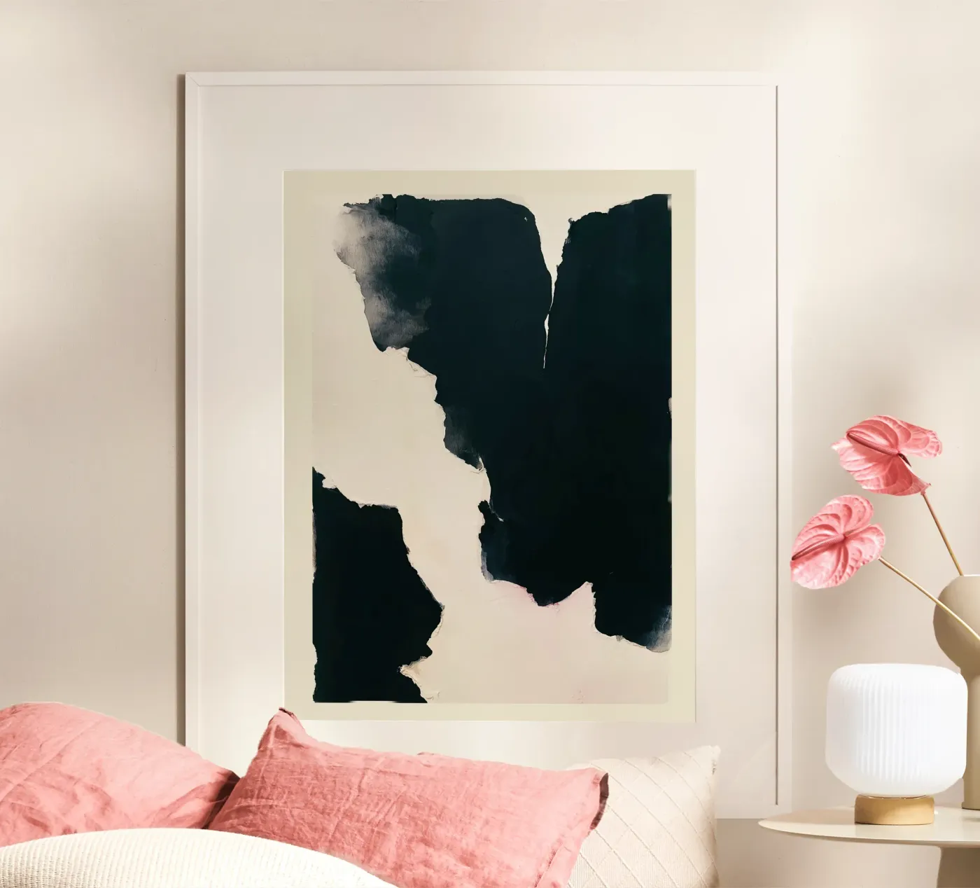 Abstract Contrast Study Poster von Hazia