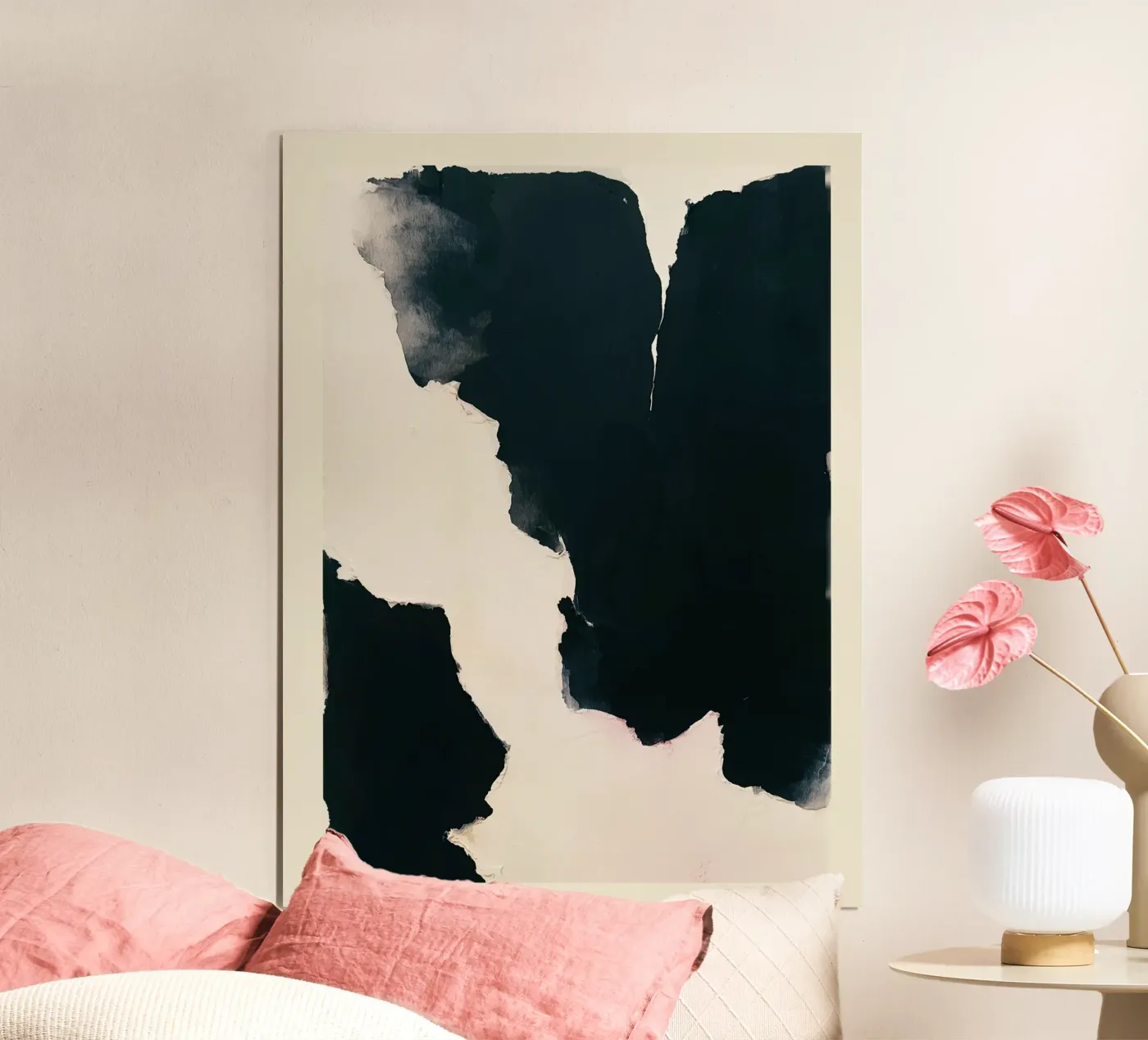 Abstract Contrast Study Poster von Hazia