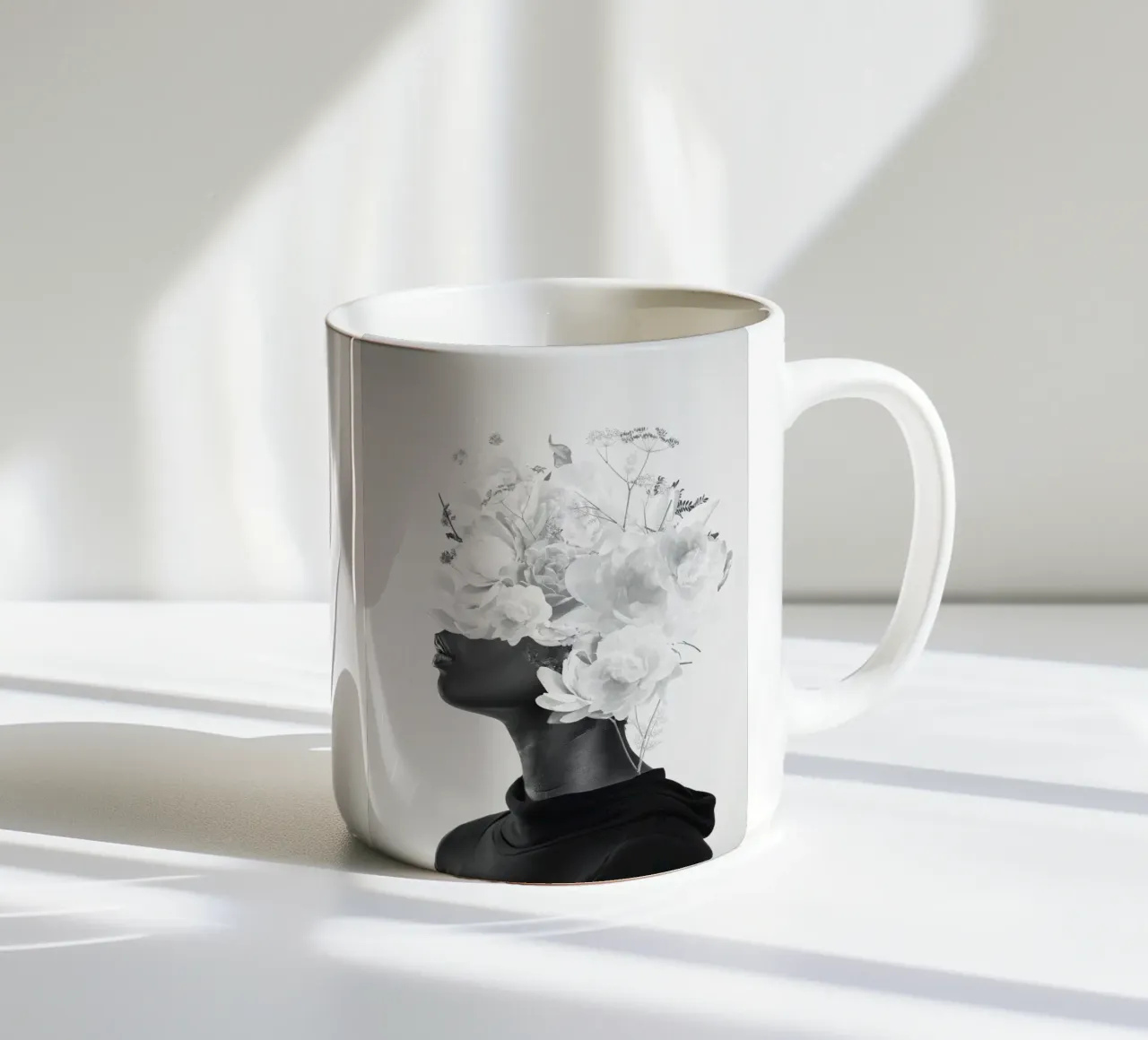 Fiore di piombo tazza in ceramica da Frank Moth