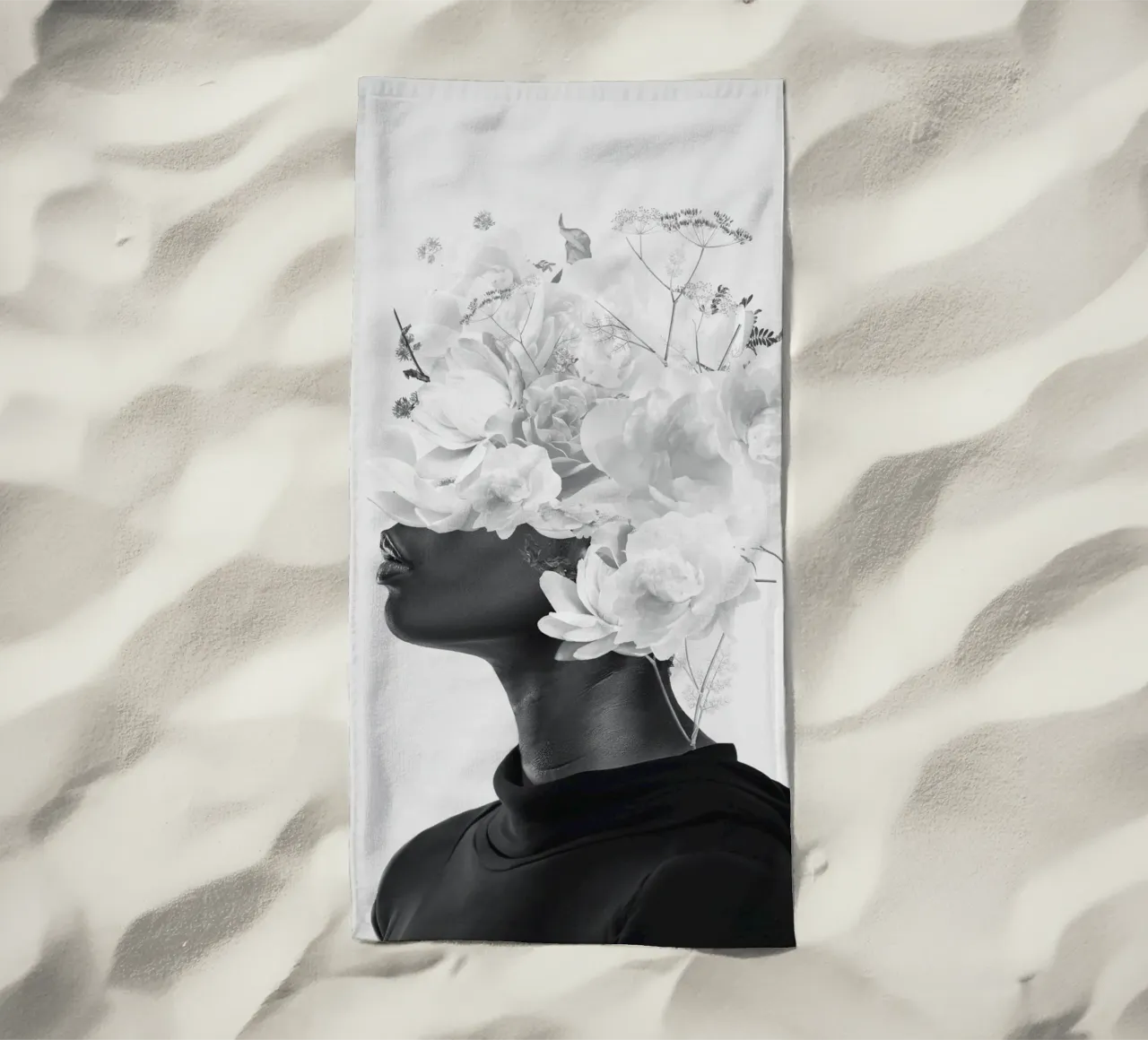 Fiore di piombo telo mare da Frank Moth