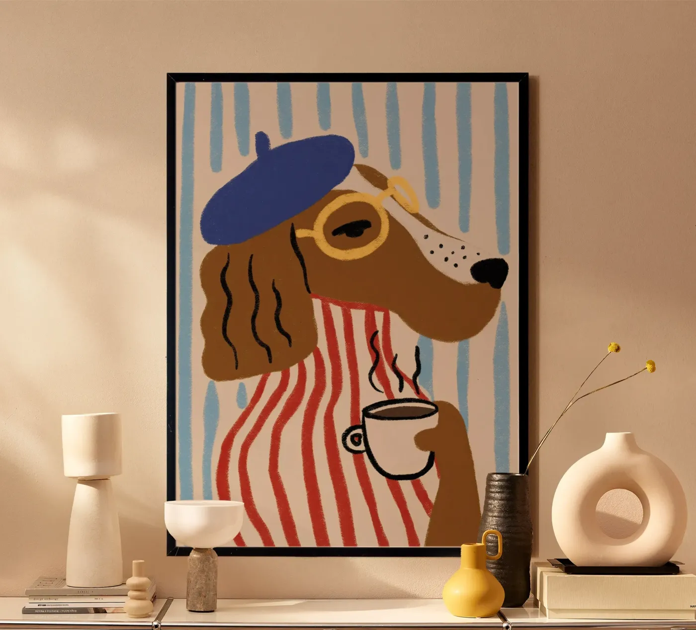 Cane sofisticato poster da Jaureguiprint