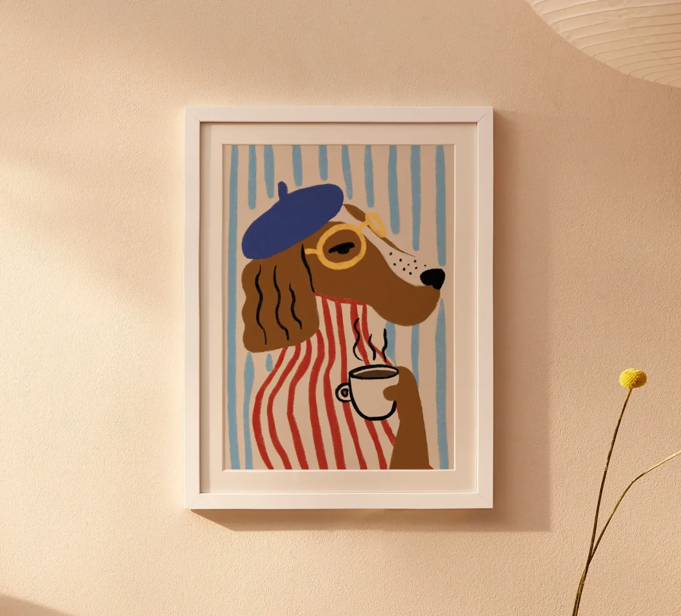 Cane sofisticato poster da Jaureguiprint