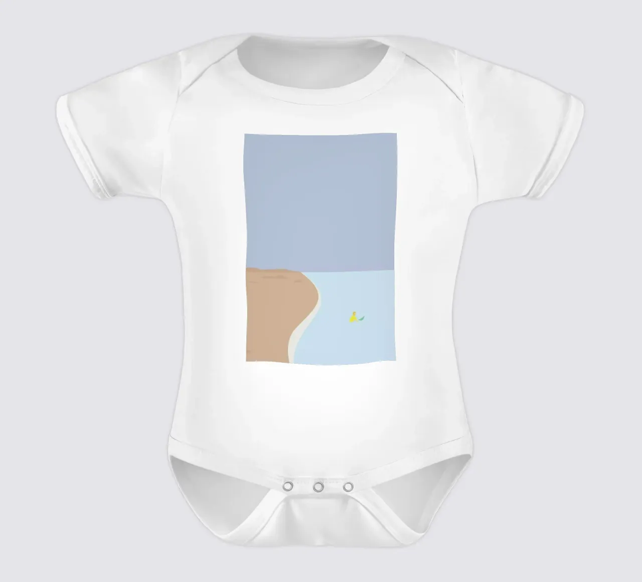 Fornøjelse Surf No. 02 body neonato maniche corte da Swen Swensøn