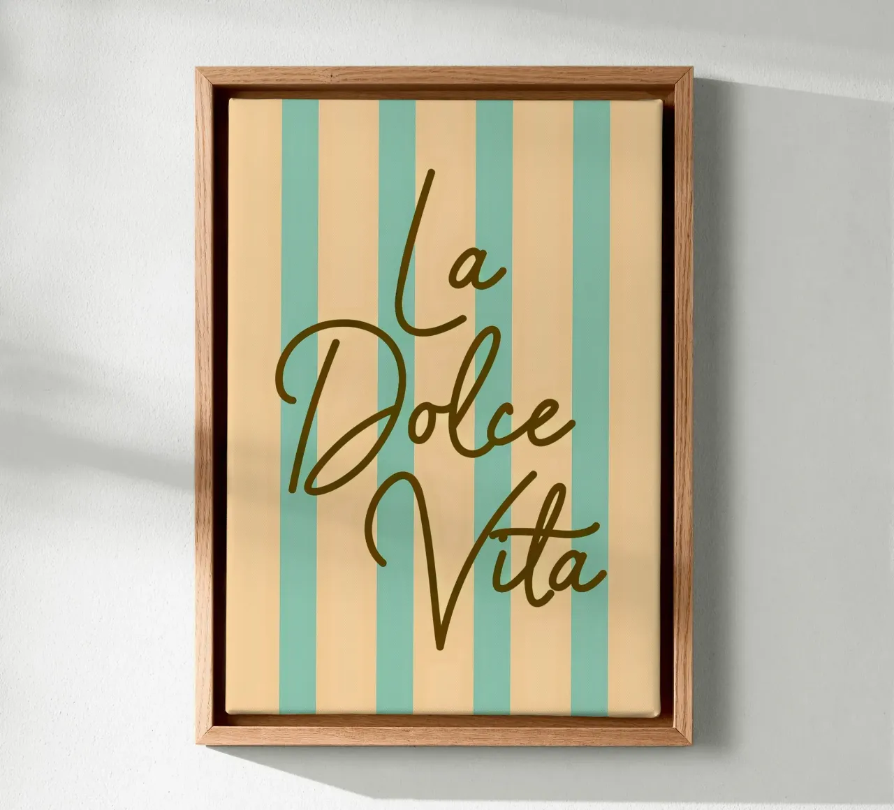 Rome | La Dolce Vita canvas met Baklijst van Ana Paniagua Design