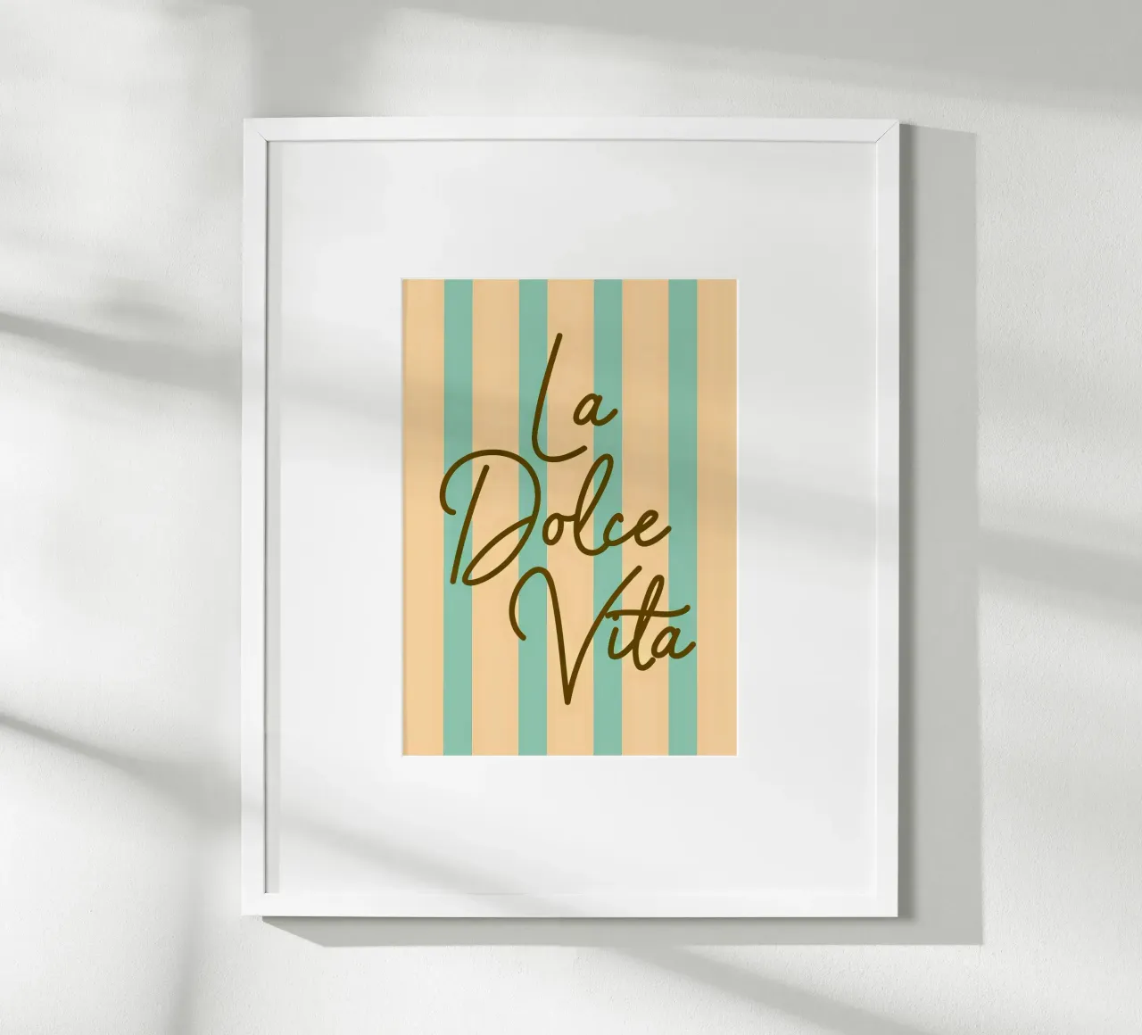 Rome | La Dolce Vita poster con telaio in legno da Ana Paniagua Design