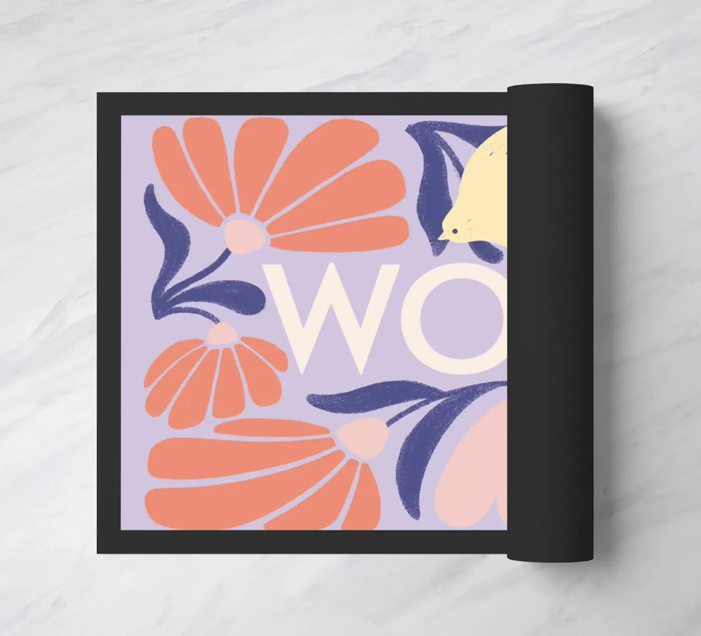 WOW deurmat van VIERUNDFÜNFZIG