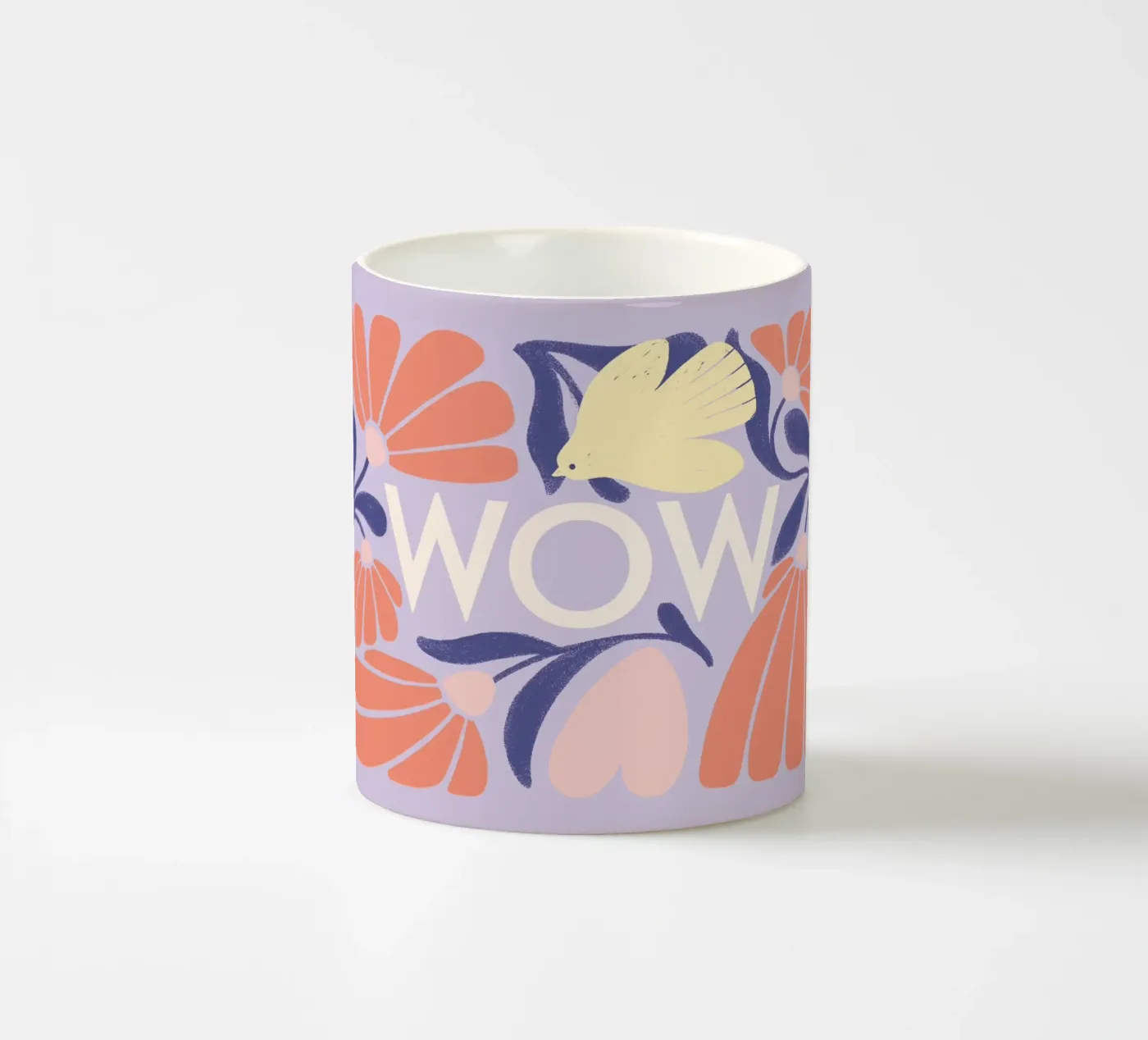 WOW ceramic mug by VIERUNDFÜNFZIG