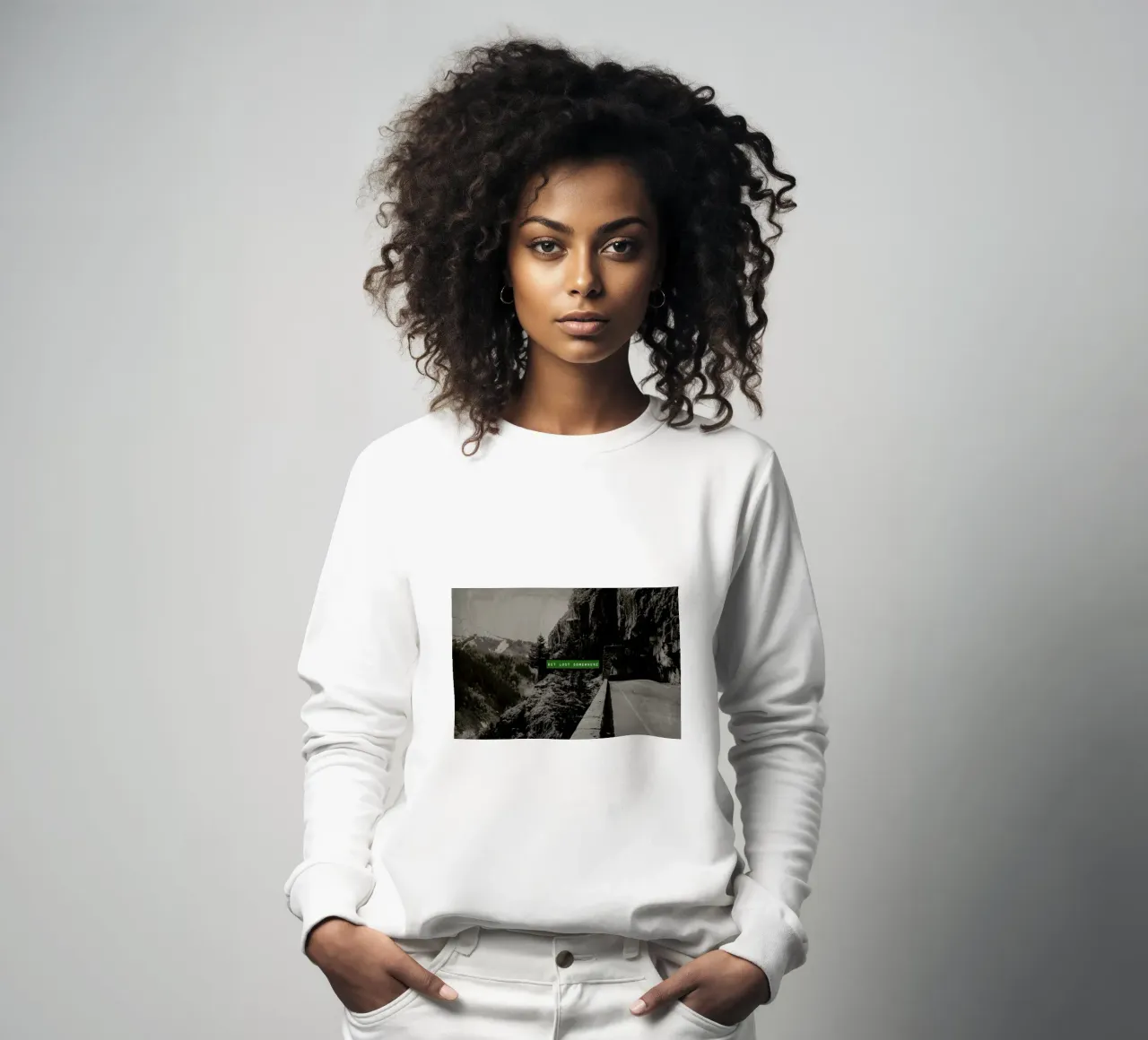 Get Lost Somewhere felpa da Leah Flores