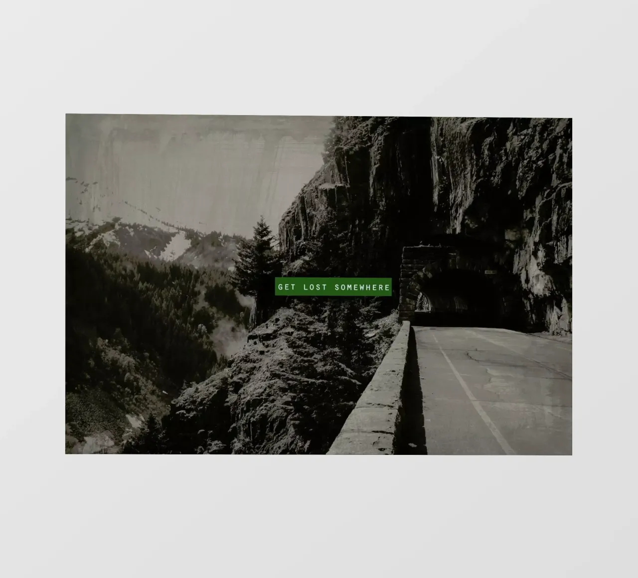Get Lost Somewhere telo in pvc da Leah Flores