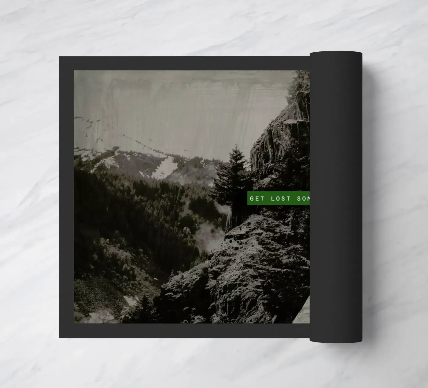 Get Lost Somewhere doormat by Leah Flores