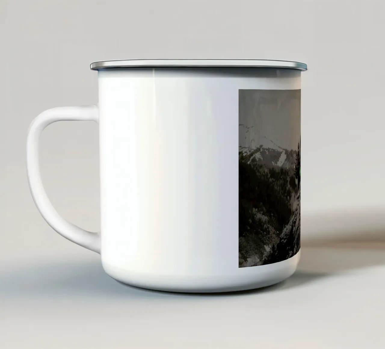 Get Lost Somewhere tazza in smalto da Leah Flores