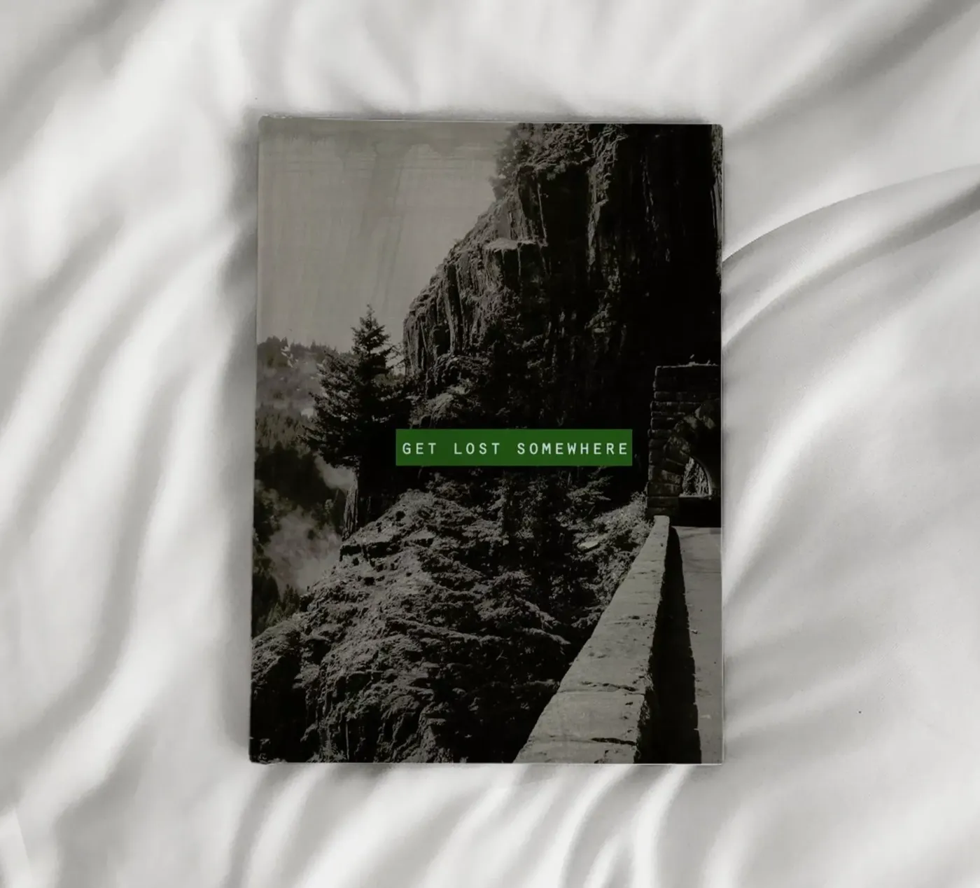Get Lost Somewhere notebook by Leah Flores