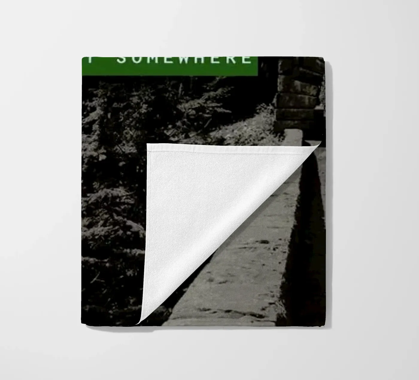 Get Lost Somewhere beach towel by Leah Flores