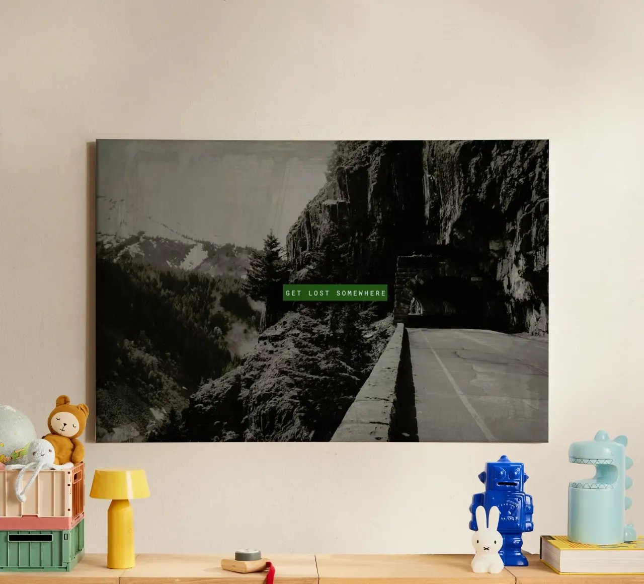 Get Lost Somewhere tela da Leah Flores