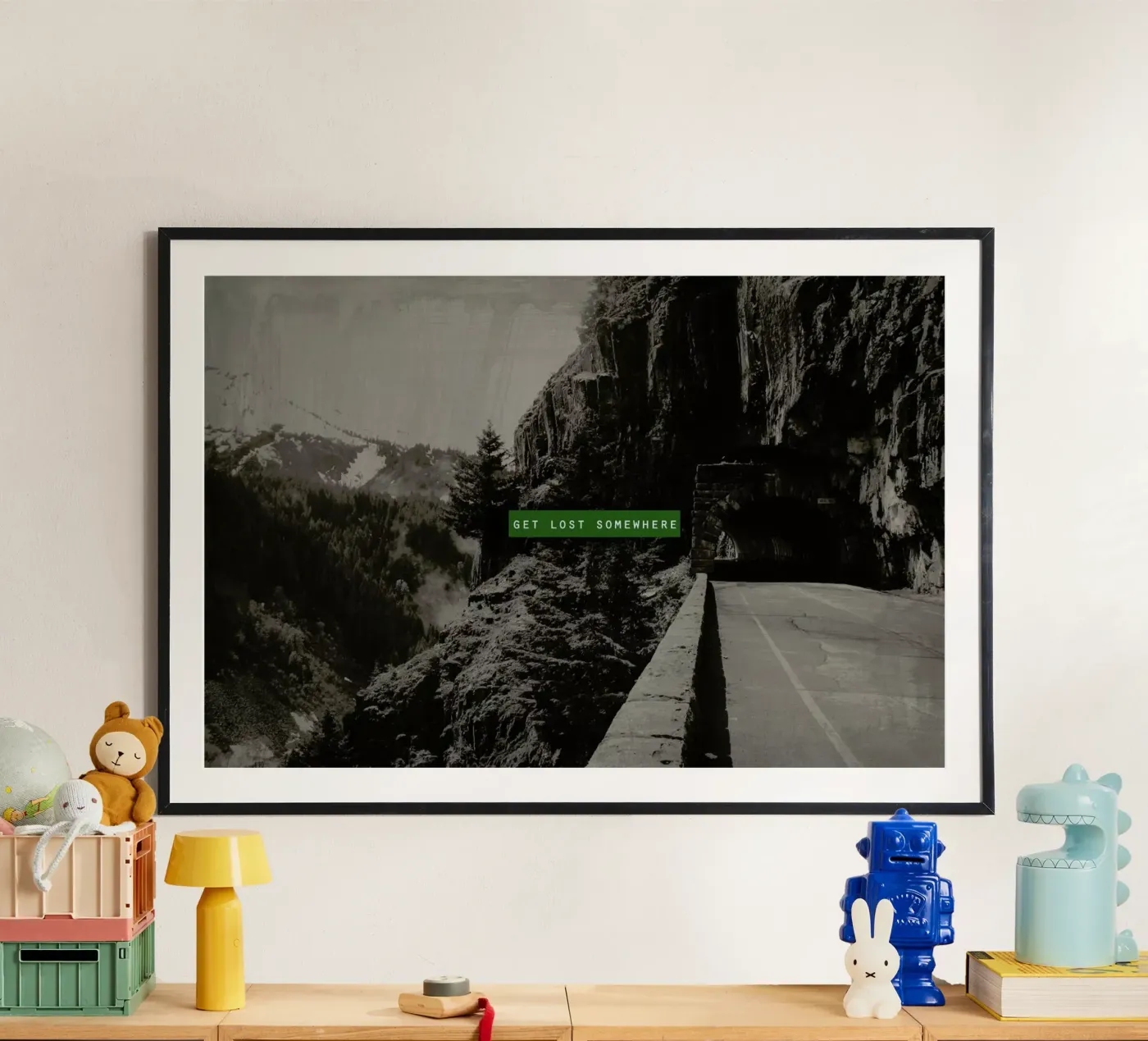 Get Lost Somewhere poster van Leah Flores