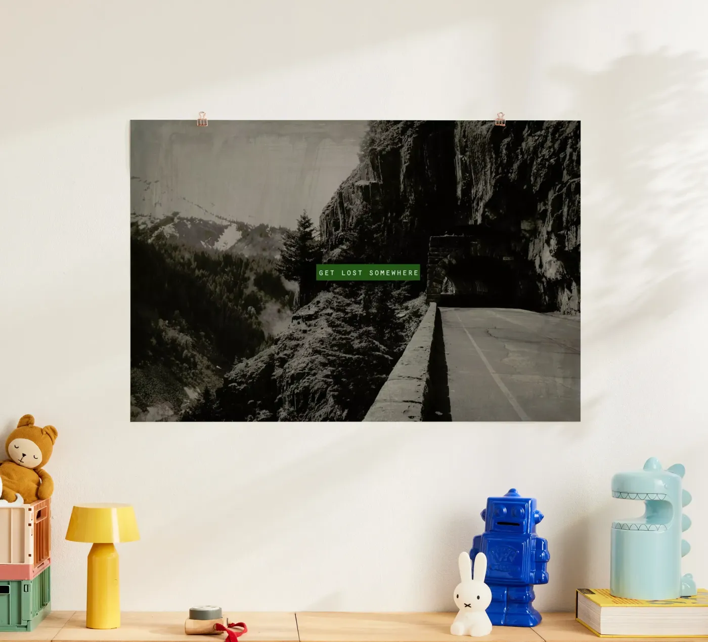 Get Lost Somewhere poster van Leah Flores