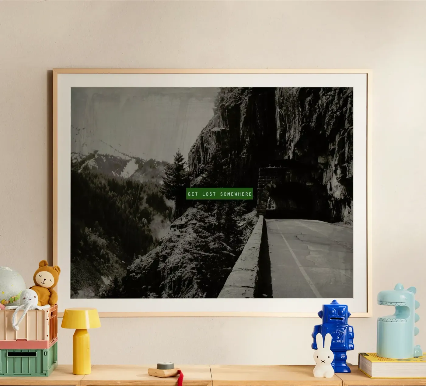 Get Lost Somewhere poster van Leah Flores