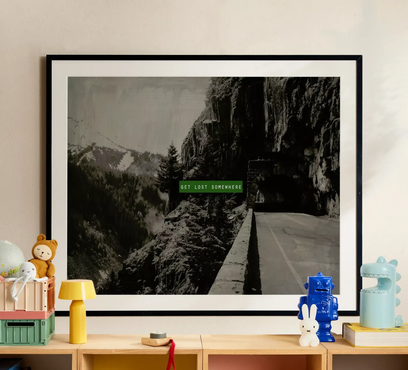 Get Lost Somewhere poster van Leah Flores