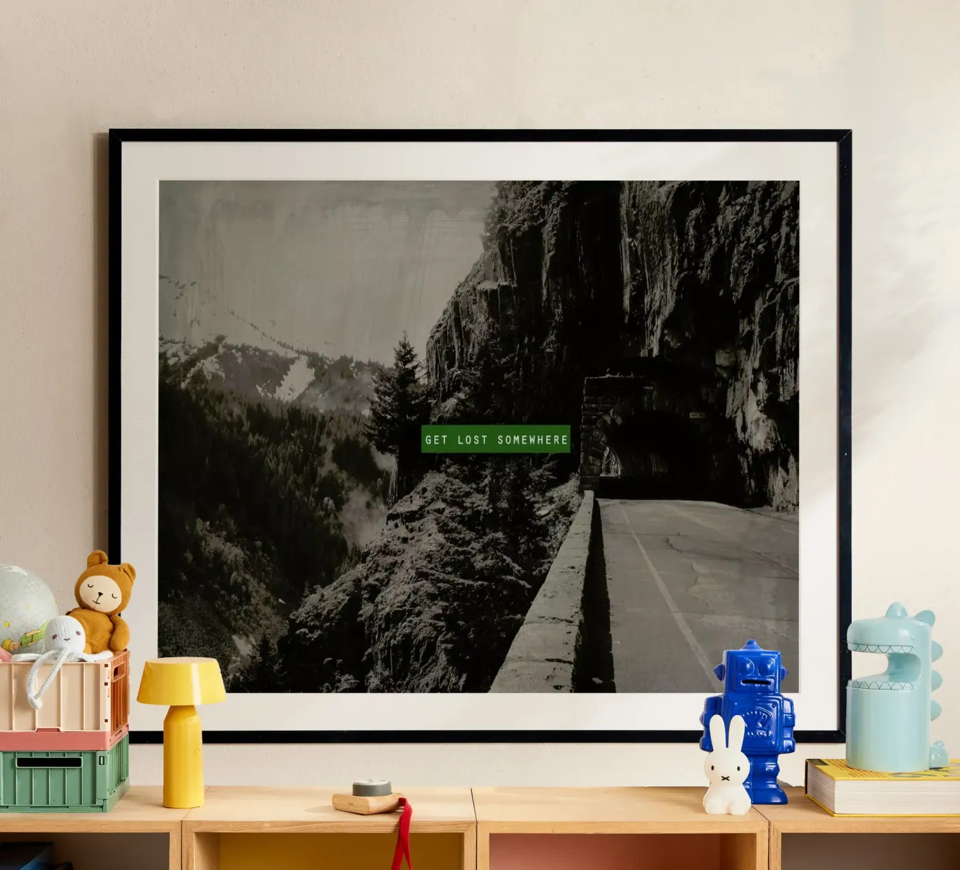 Get Lost Somewhere poster van Leah Flores