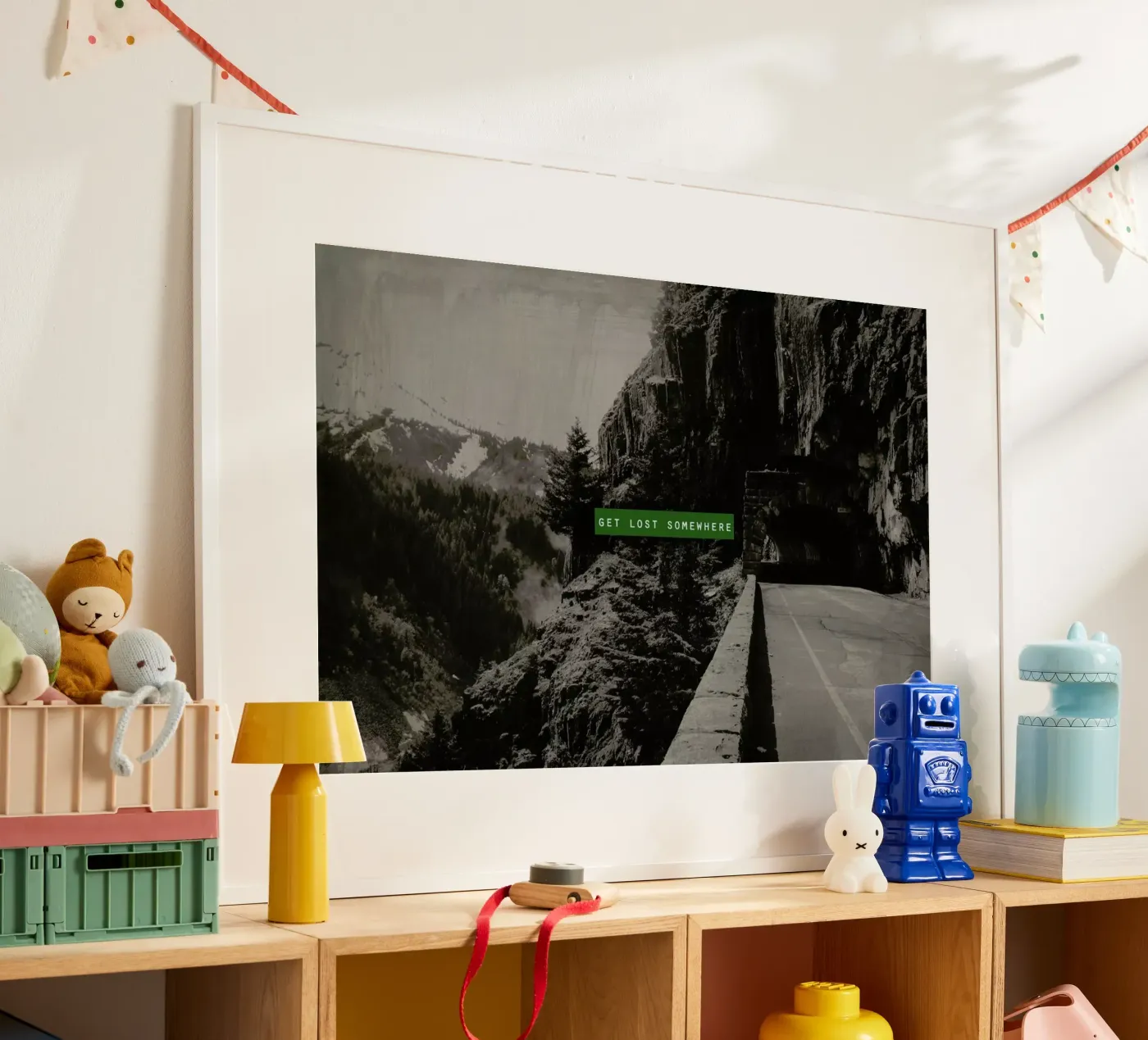 Get Lost Somewhere poster van Leah Flores