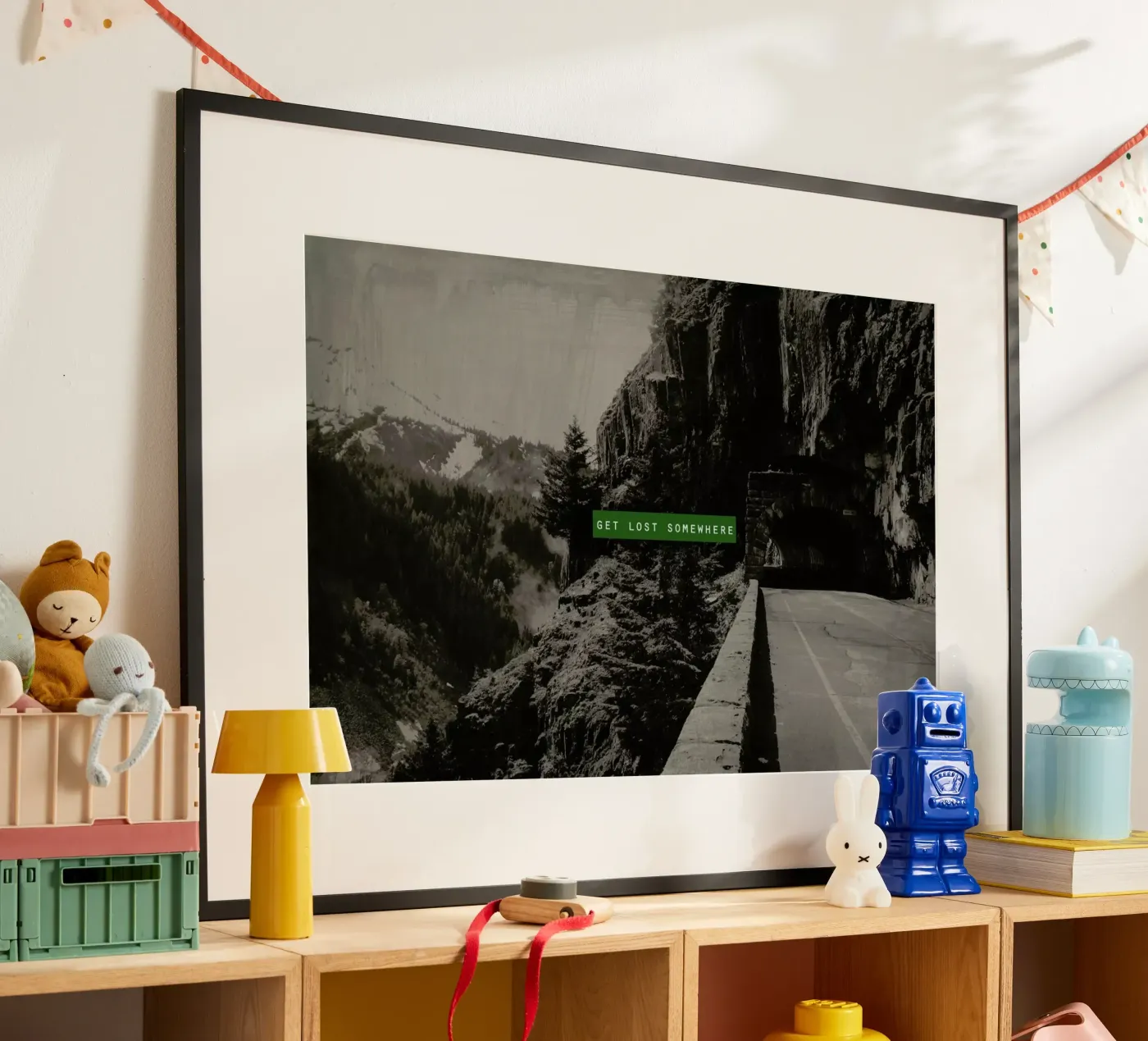 Get Lost Somewhere poster van Leah Flores