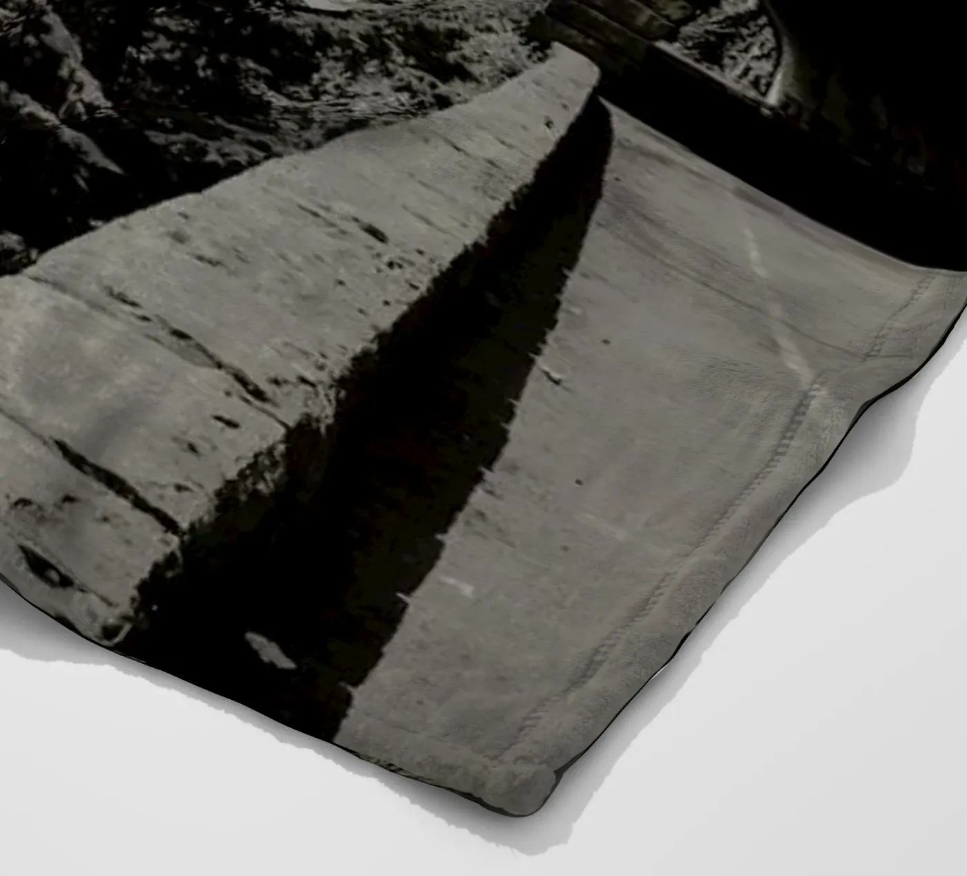 Get Lost Somewhere fleece blanket by Leah Flores