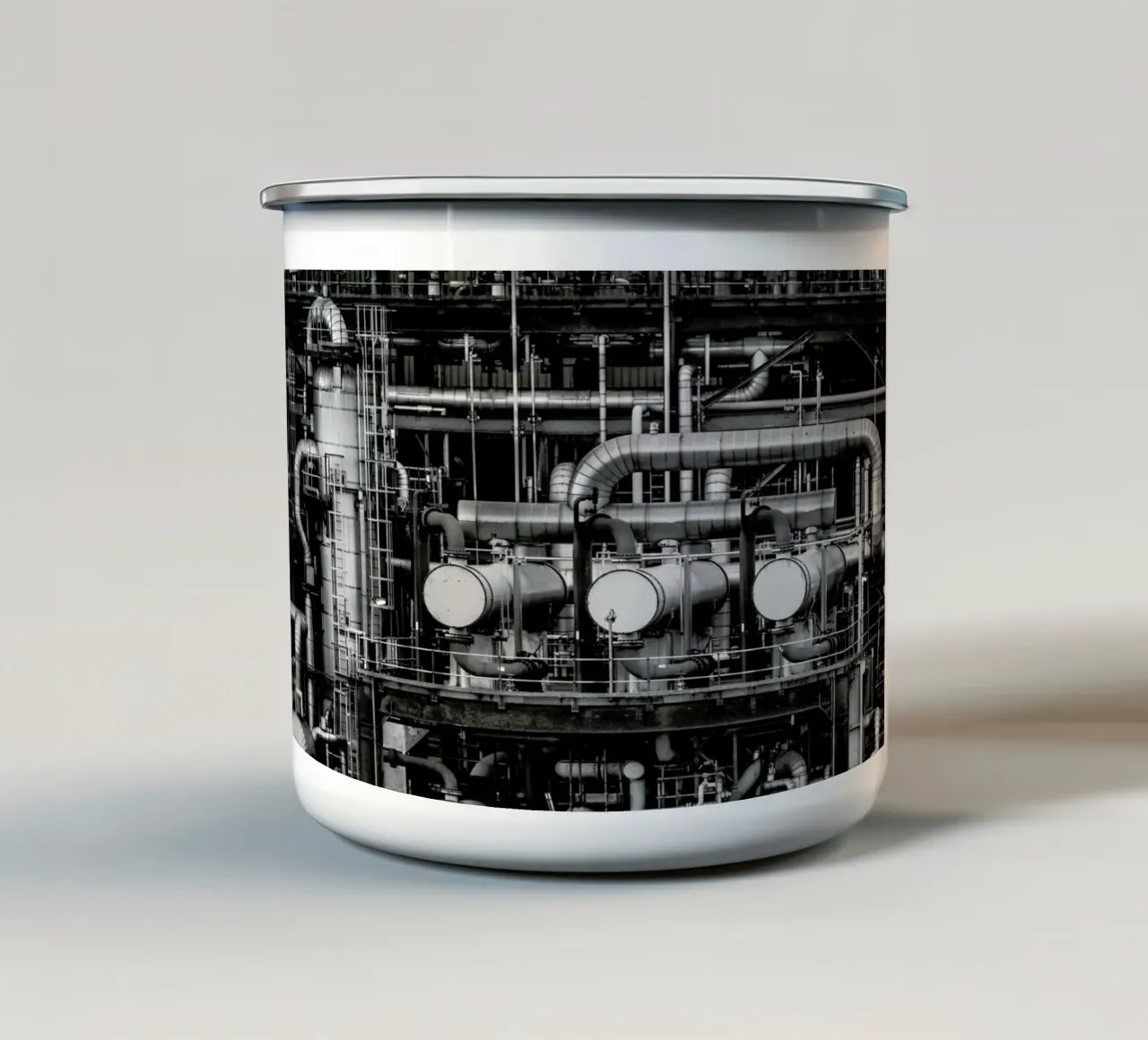 Pipe Dreams 3 tazza in smalto da Simon Butterworth