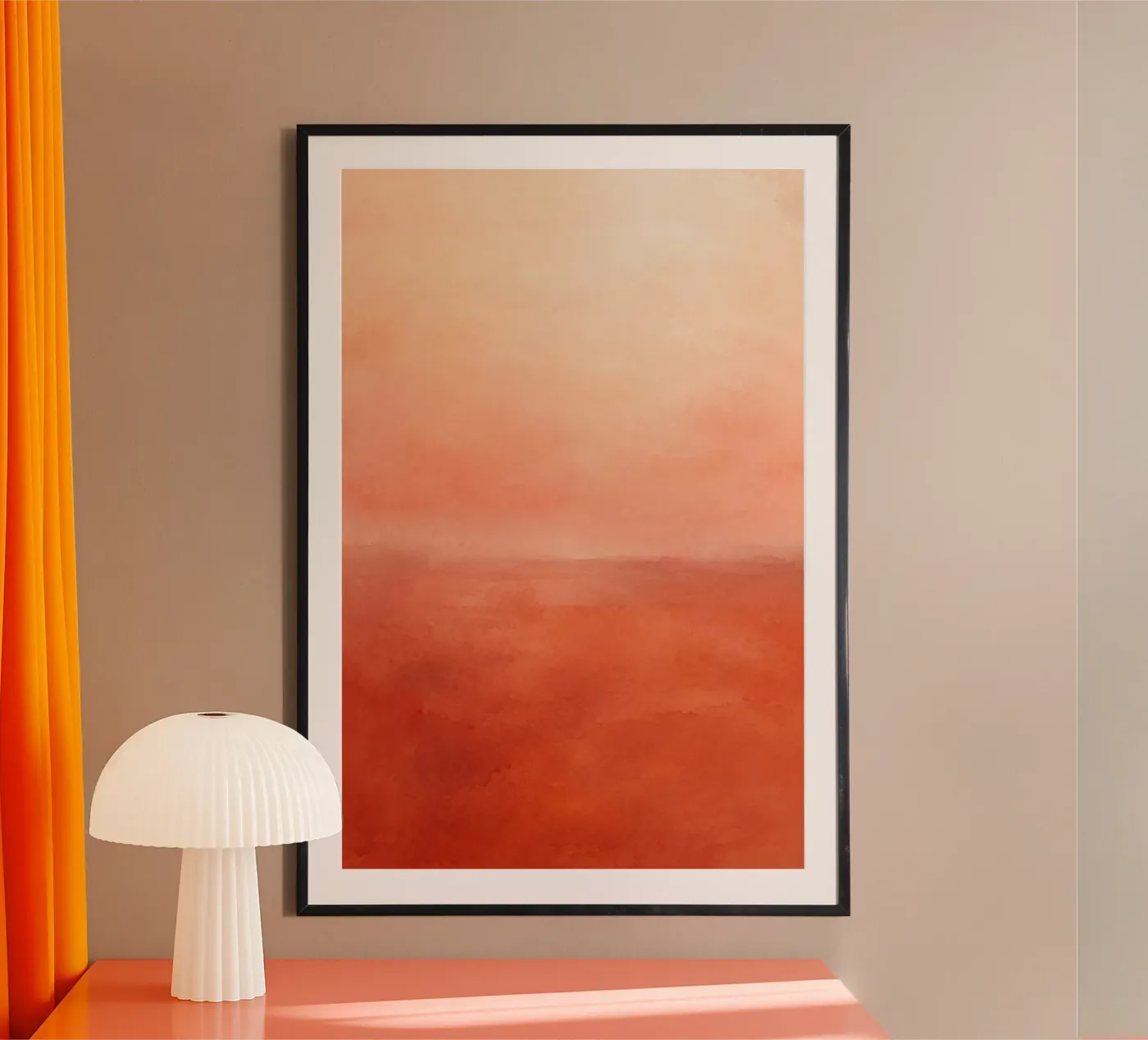 Terracotta sunset poster da Ramcdc