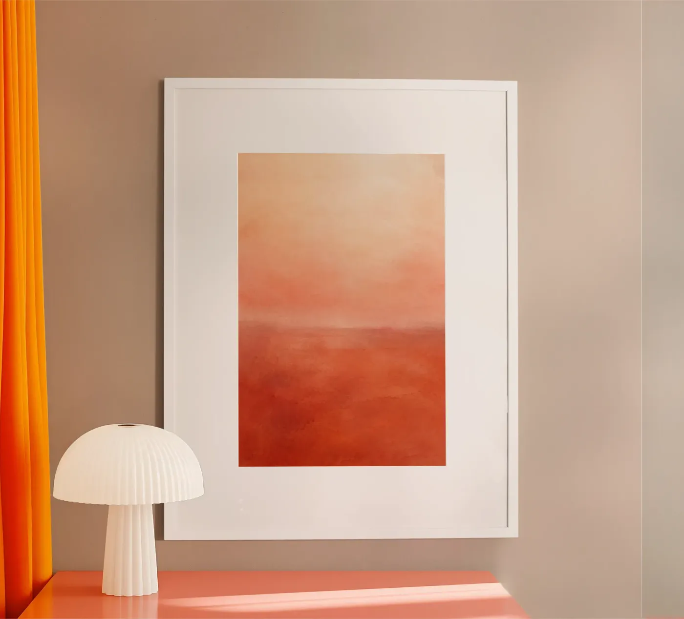 Terracotta sunset poster da Ramcdc