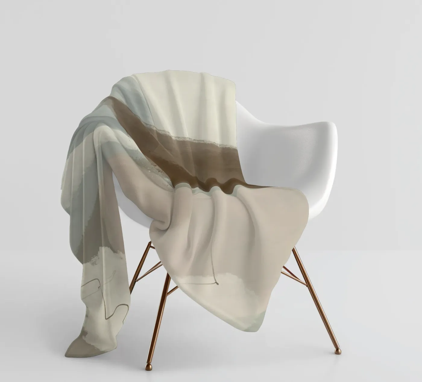 Abstract plaid polaire de nileshkikuuchise