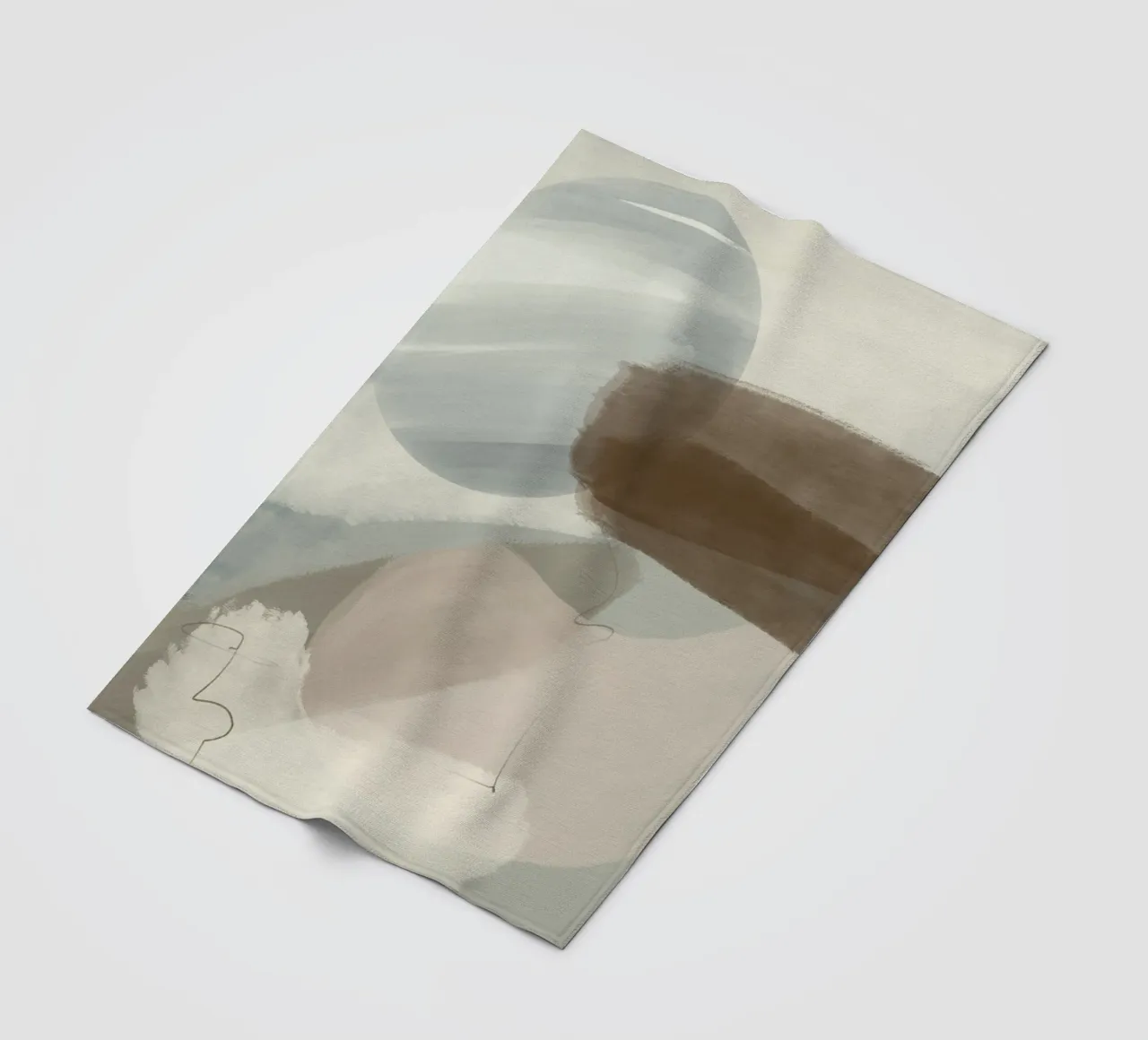 Abstract fleecedeken van nileshkikuuchise