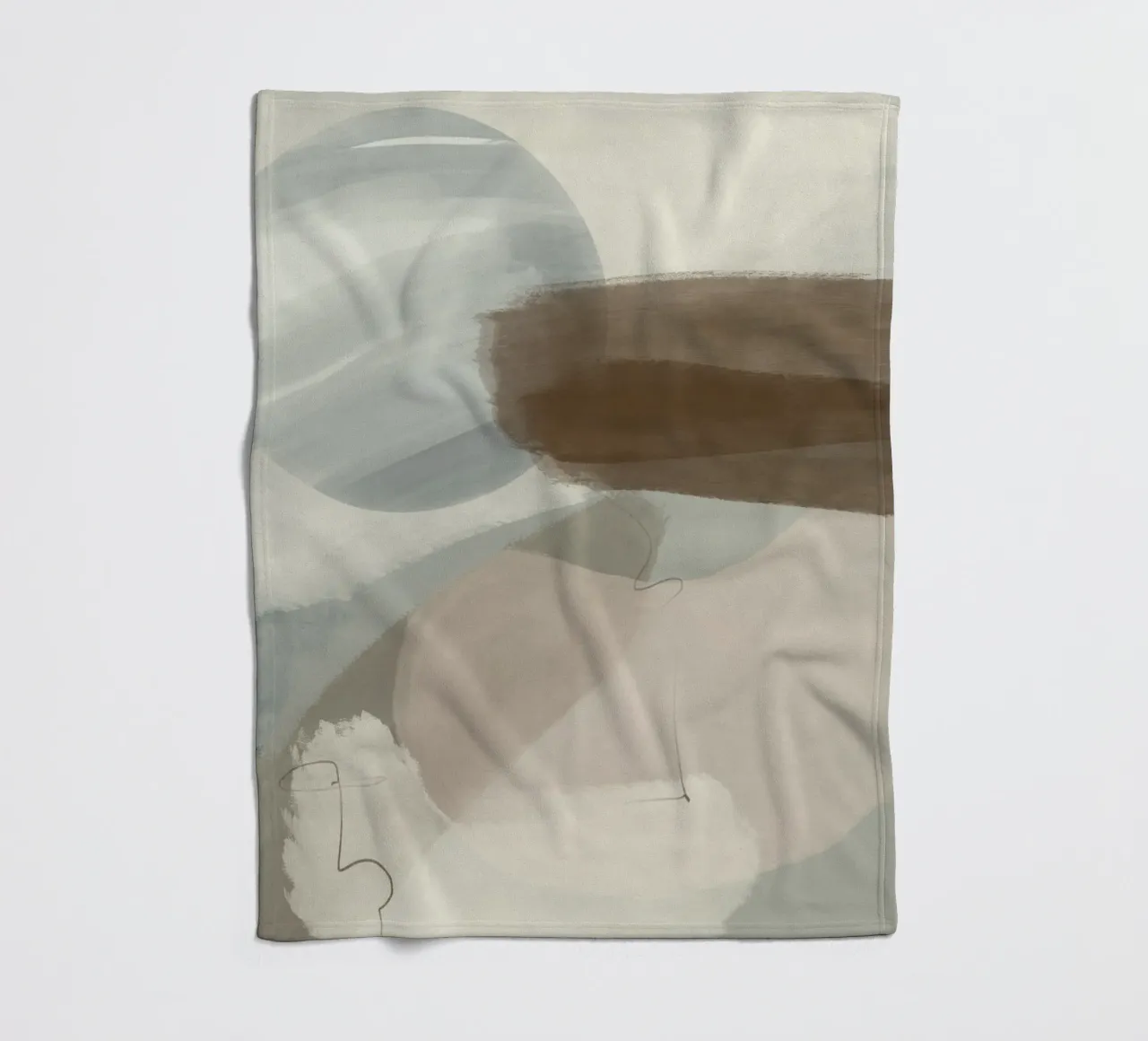 Abstract fleecedeken van nileshkikuuchise