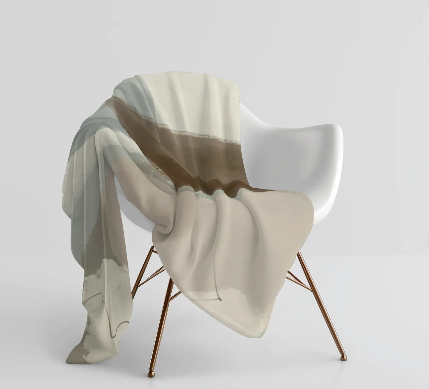 Abstract plaid polaire de nileshkikuuchise