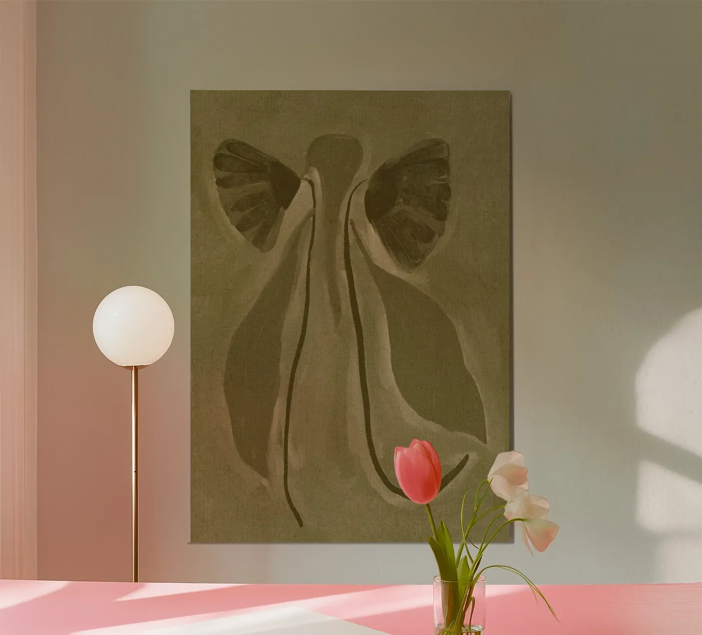 Green Botanical poster da Shatha Al Dafai