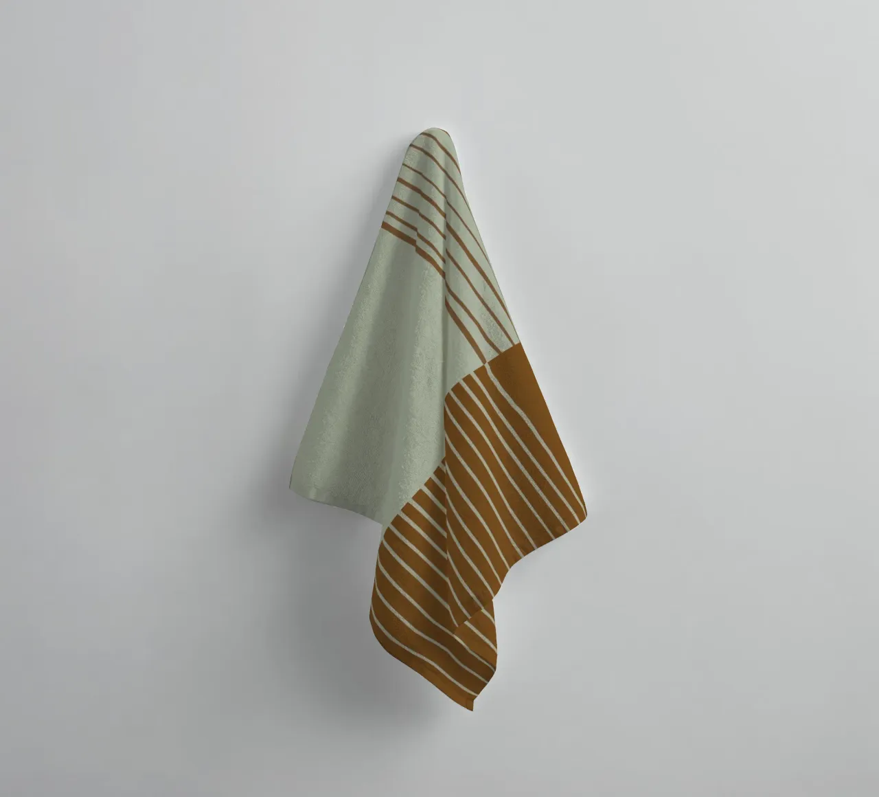 Linee - Colori marroni e terrosi asciugamano da bagno da nileshkikuuchise