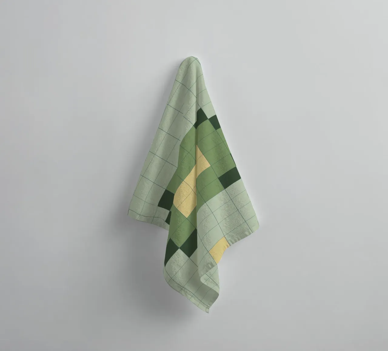 Minimal Autumn Checks towel by nileshkikuuchise