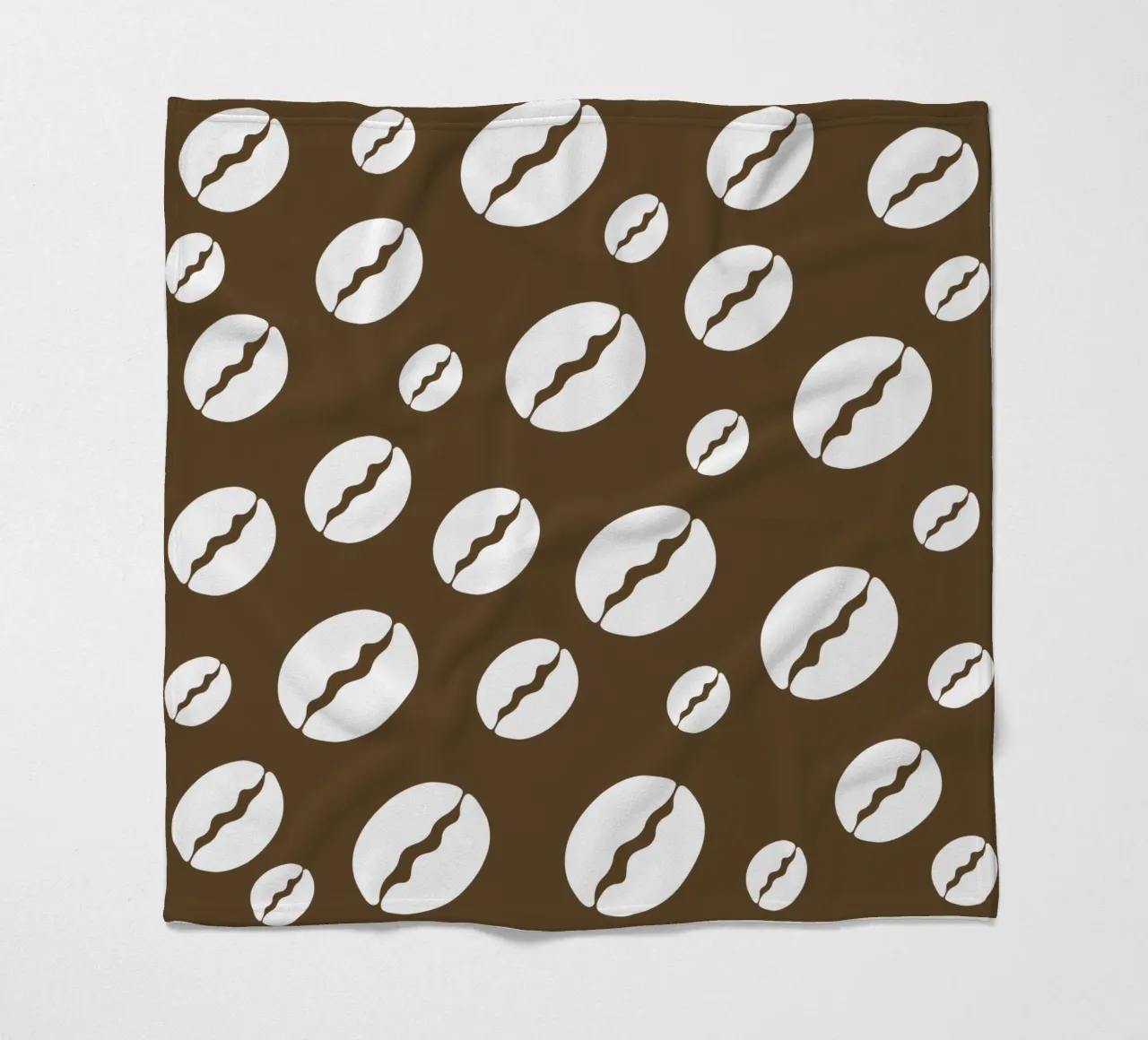 Coffee beans coperta in pile da baobabprintstore
