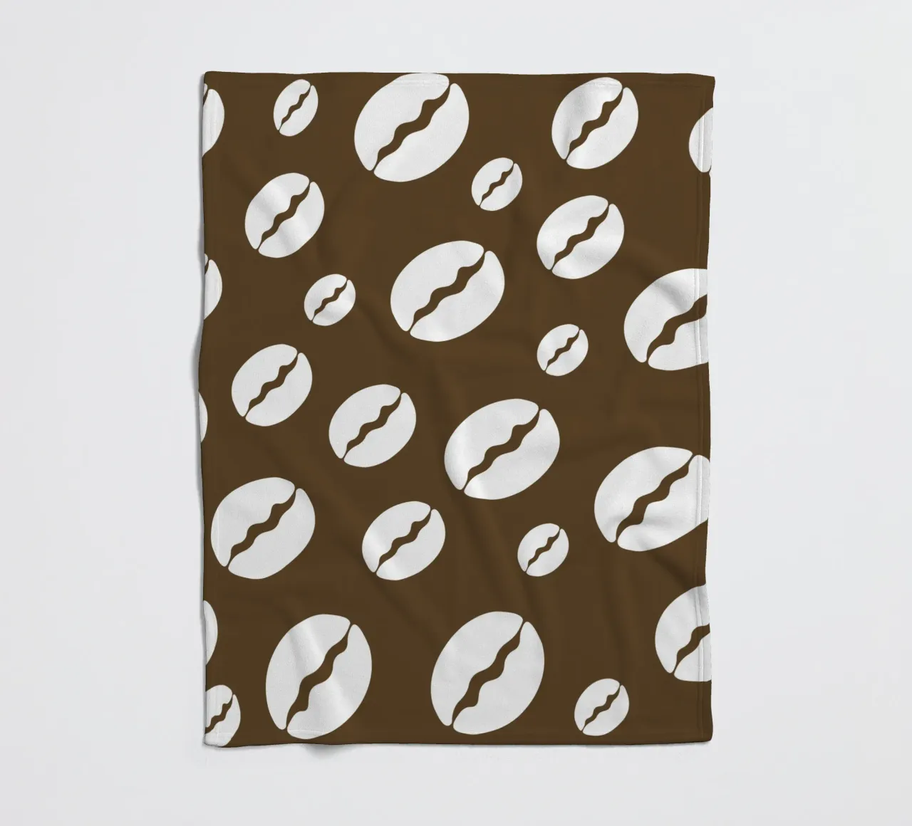 Coffee beans coperta in pile da baobabprintstore